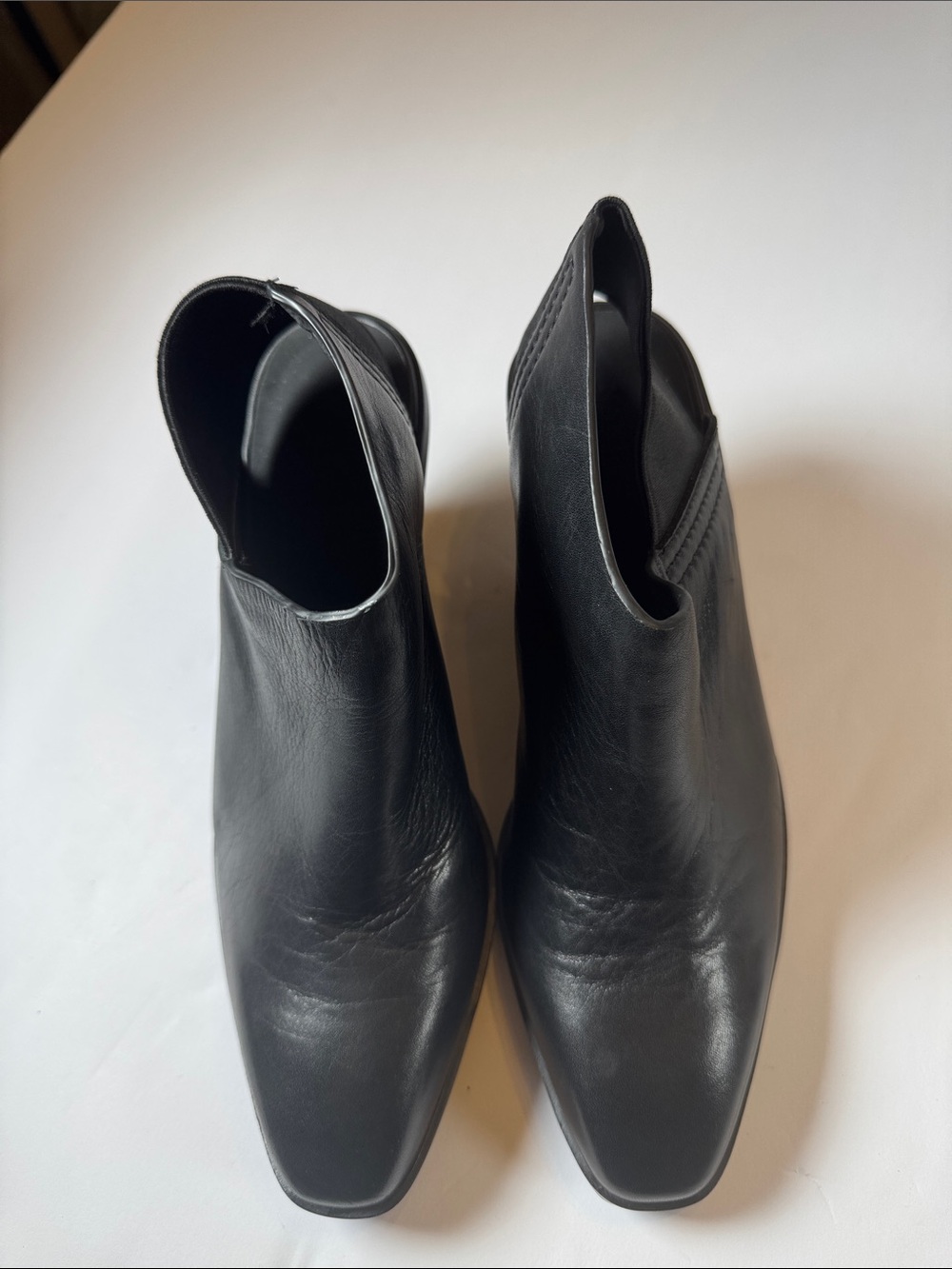 Naked Feet Black Leather Ankle Booties